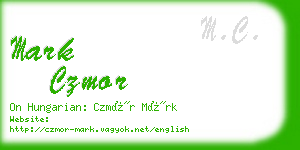 mark czmor business card